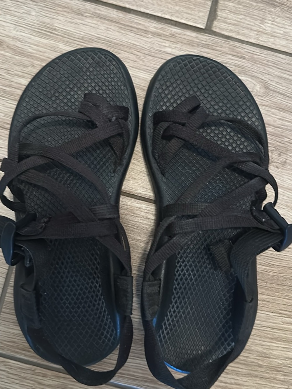 Chaco Women's Black Strappy Comfort Sandals